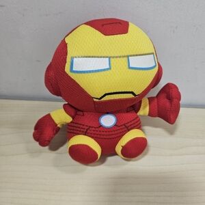 TY Beanie Baby Iron Man Marvel Avengers Plush Stuffed Animal Toy 6”